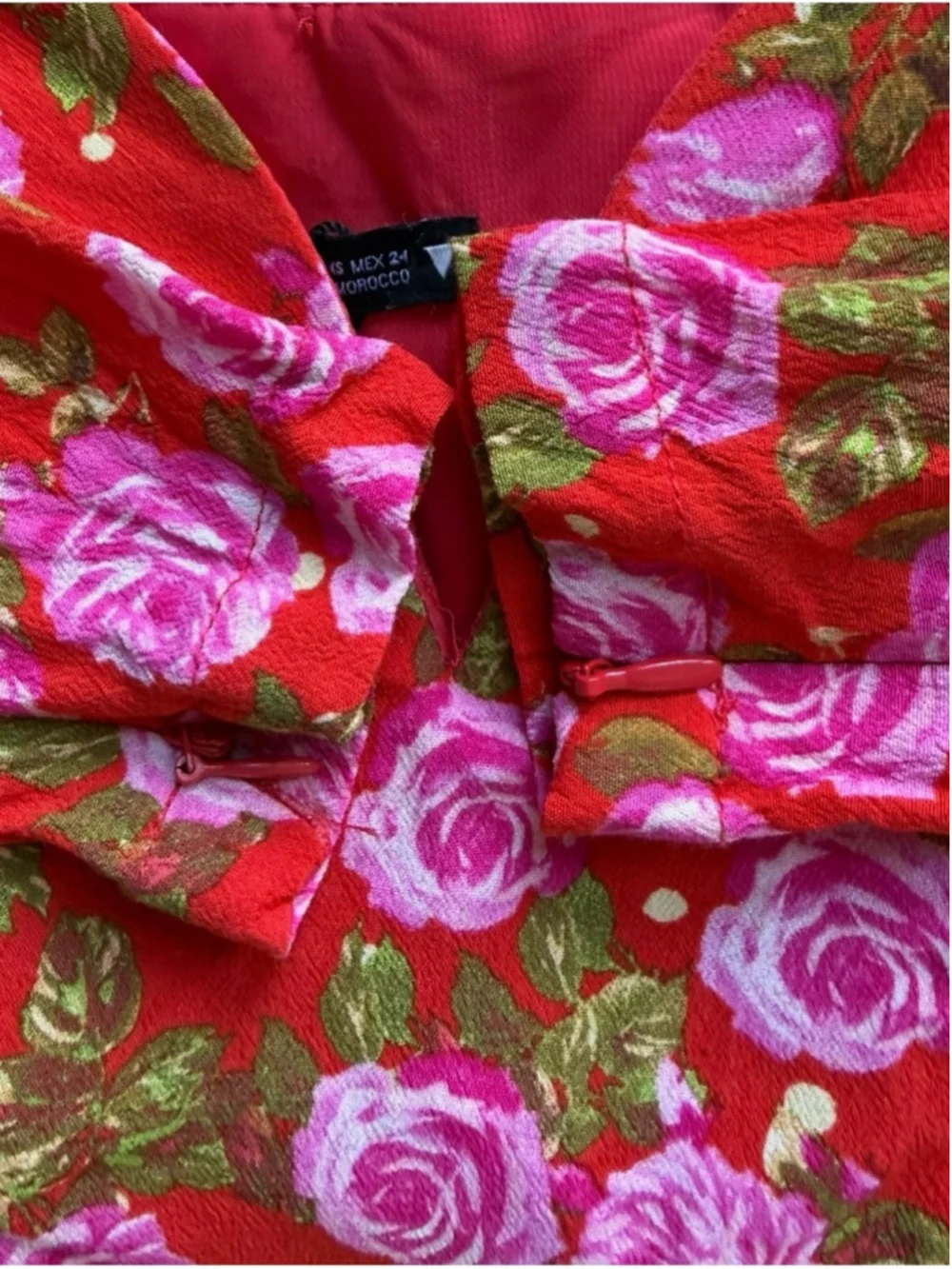 Zara floral ruched